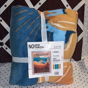 Adventure Awaits No-Sew Throw Kit
